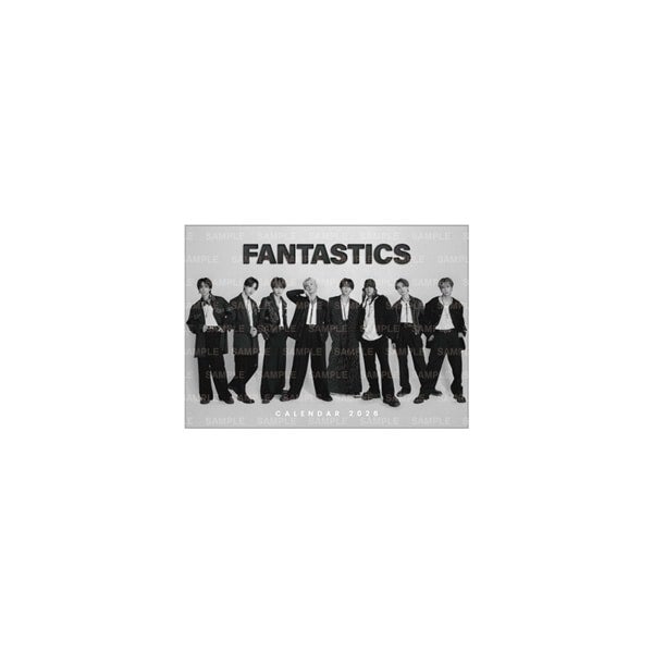 FANTASTICS 2026 カレンダー ミニフォトカードホルダー&フォトカードセット 詳細画像
