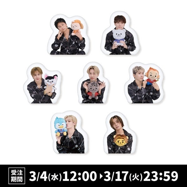 BALLISTIK BOYZ 2026 カレンダー ダイカットクッション