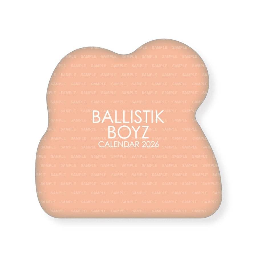 BALLISTIK BOYZ 2026 カレンダー ダイカットクッション 詳細画像 カラー共通 1