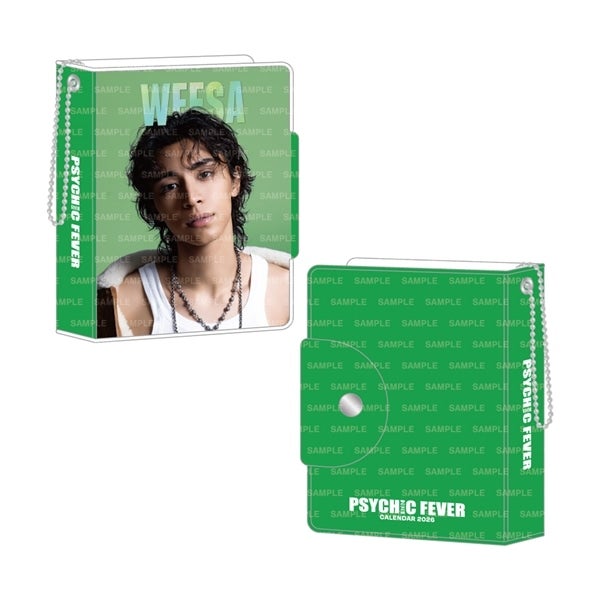 PSYCHIC FEVER 2026 カレンダー ミニフォトカードホルダー&フォトカードセット 詳細画像