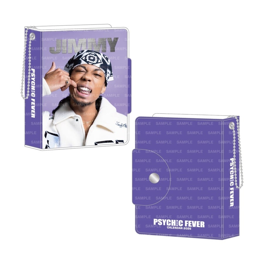 PSYCHIC FEVER 2026 カレンダー ミニフォトカードホルダー&フォトカードセット 詳細画像 JIMMY 1