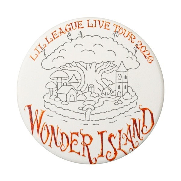 Wonder Island ぬりえ缶バッジ