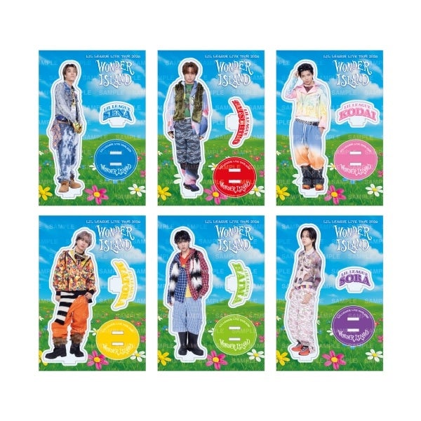 Wonder Island アクリルスタンド6種セット 詳細画像