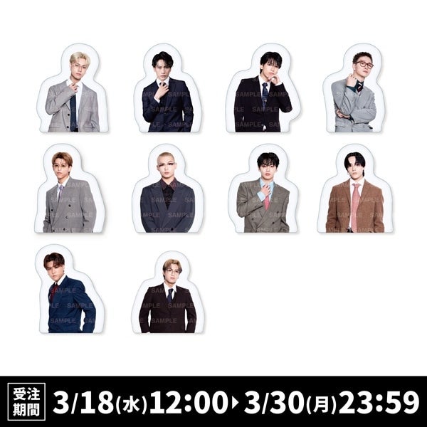 THE JET BOY BANGERZ 2026 カレンダー ダイカットクッション