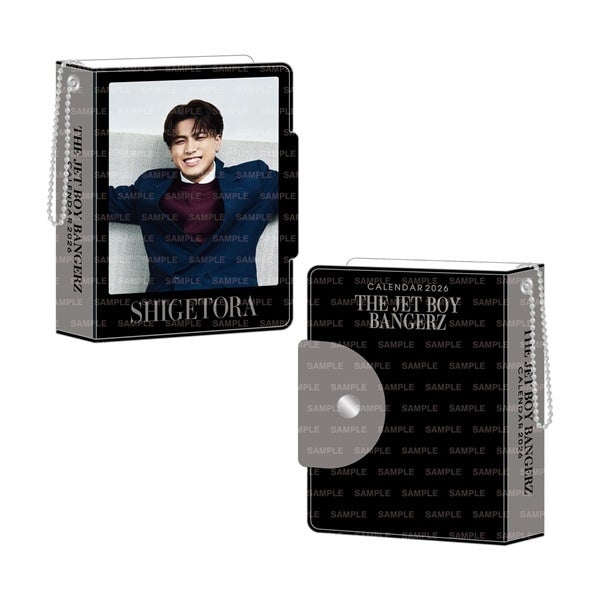 THE JET BOY BANGERZ 2026 カレンダー ミニフォトカードホルダー&フォトカードセット 詳細画像