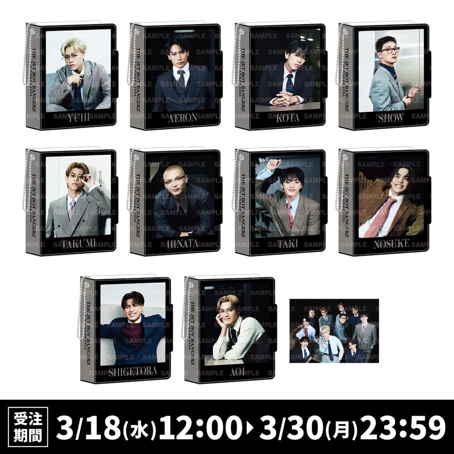 THE JET BOY BANGERZ 2026 カレンダー ミニフォトカードホルダー&フォトカードセット 詳細画像 カラー共通 1