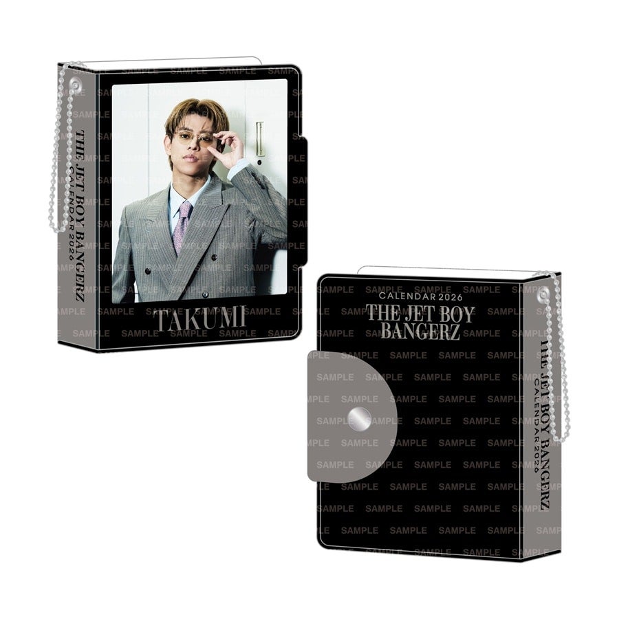 THE JET BOY BANGERZ 2026 カレンダー ミニフォトカードホルダー&フォトカードセット 詳細画像 TAKUMI 1
