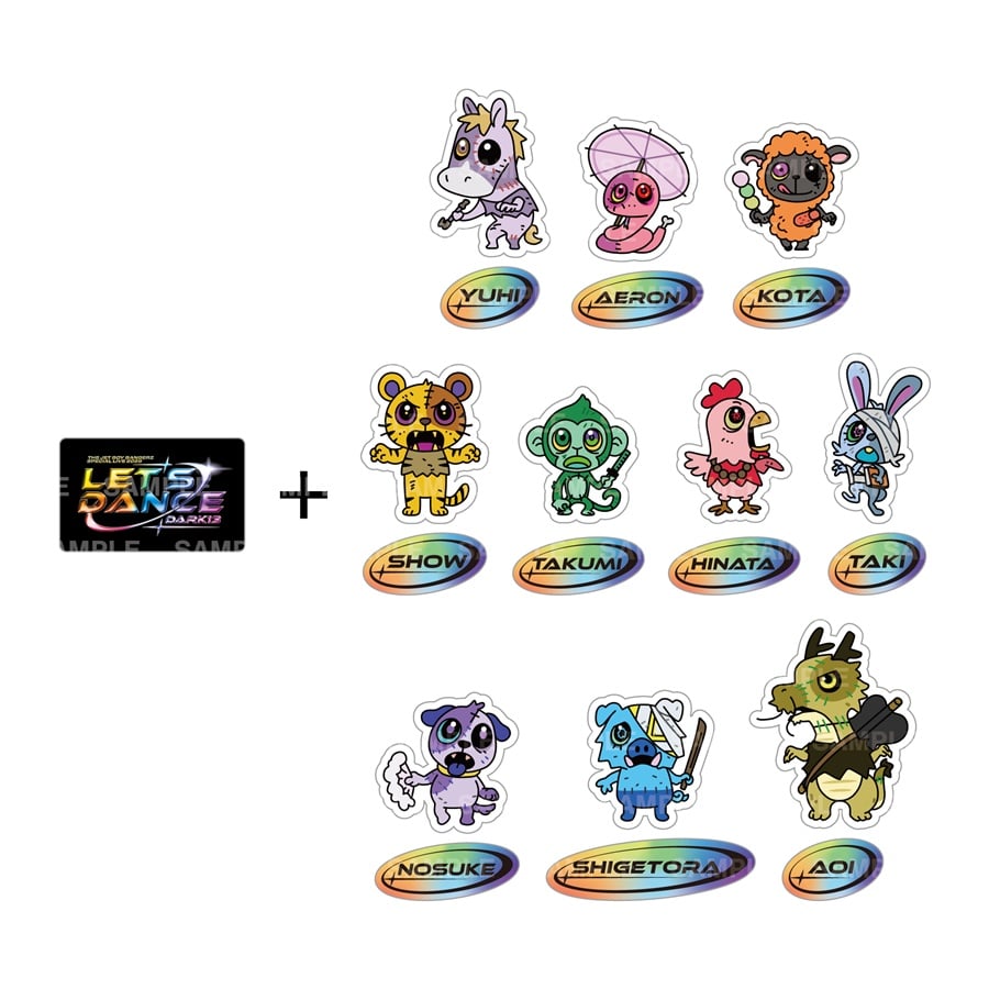 Let's Dance～DARK13～ ステッカー3枚セット/全10種 詳細画像 OTHER 1