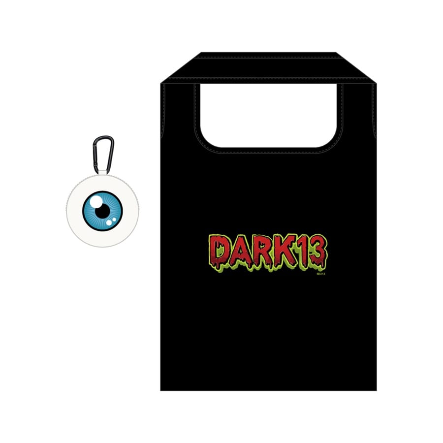 DARK13 ポーチ付きエコバッグ 詳細画像 BLACK 1