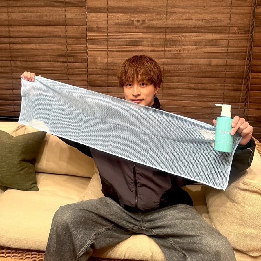 白濱亜嵐 produce｢Alika｣ボディタオル 詳細画像 カラー共通 3