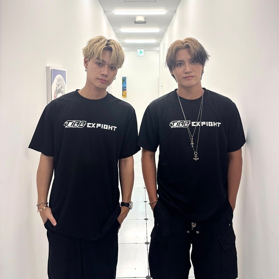 THE JET BOY BANGERZ 「YUHI＆AOI」&times;EXFIGHT Tシャツ/BLACK 詳細画像 カラー共通 4